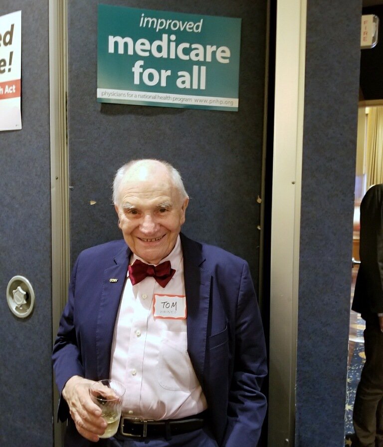 DrTomHaines's tweet photo. Great to see everyone at the @PNHPNYMetro Gala last night! I've been a proud supporter for years! #DoctorsKnow #HealthCare #MedicareForAll 
@PNHP https://t.co/LdBzIp6jvd