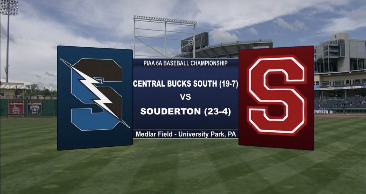 We’re LIVE with the 2019 <a href="/PIAASports/">PIAA</a> 6A Championship Game! 

Will <a href="/SoudyBaseball/">Souderton Baseball</a> or @cbsouthbaseball take home the gold? Watch NOW on cable and the PCN Select streaming service to find out. pcntv.com