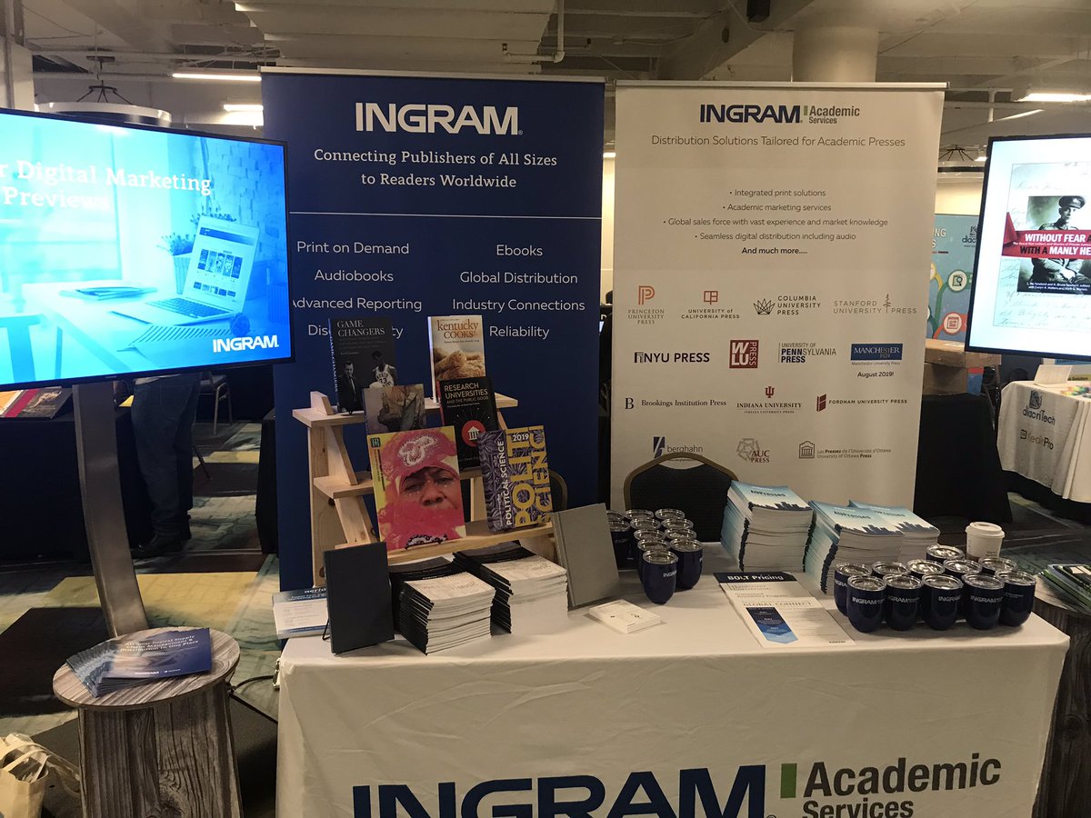IngramContent's tweet photo. πWhat an incredible event, @aupresses!
--
A big thanks to everyone who stopped by our booths to meet the #IngramContent team! π #AUPresses2019 https://t.co/QBIcULazry