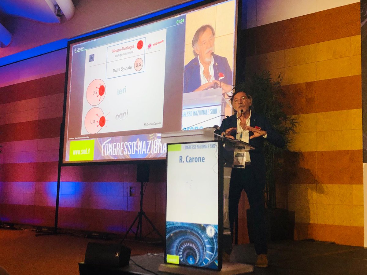 Allo spazio FIC al Congresso Nazionale #SIUD, il prof. De Gennaro sostiene che è “importante ritrovare la vocazione dei giovani alla neuro-urologia”. Per il prof. Carone “la neuro-urologia è una delle principali branche dell'urologia con importanti prospettive di carriera”.