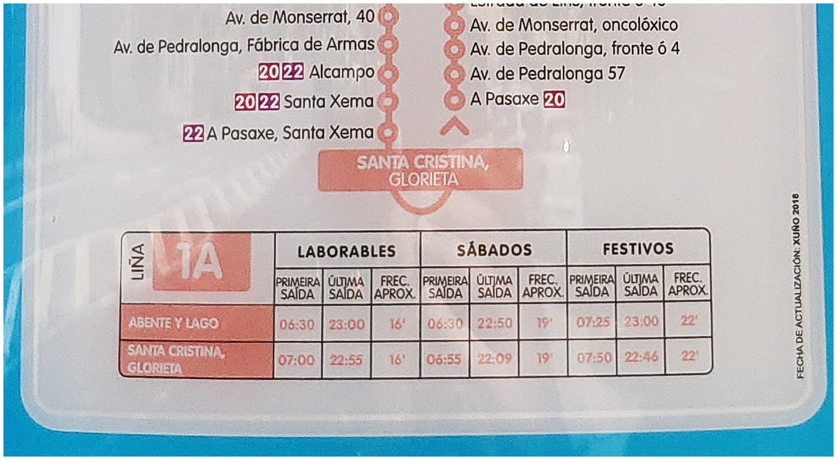 BlogBusurbano's tweet photo. A la nueva parada de la #Lín1A en #SantaCristina @ConcelloOleiros le corresponde la denominación de #Par584.
Está justo a continuación de la de los #BusesMetropolitanos.
Actualizaremos estos detalles en el #DossierBusurbano elaborado sobre esta novedad. 👍 https://t.co/ci28vfgbg1
