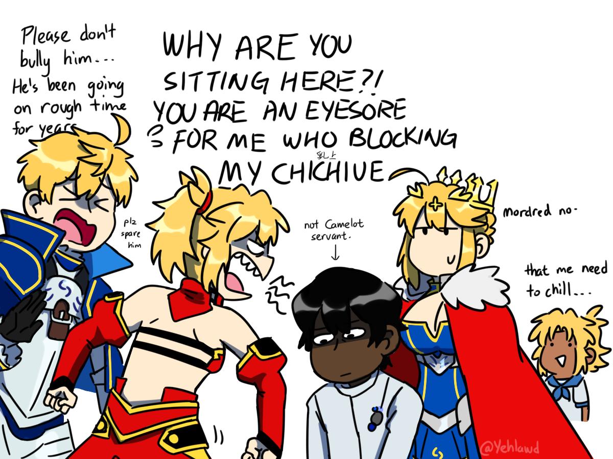 tfw you are assigned with a group of unfamiliar people #FGO #FateGO 