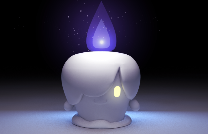 Trio ヒトモシ ポケモン5分モデリング 5分 2時間