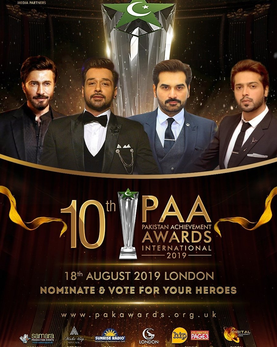 page3magazine3's tweet image. Pakistan's top names, your favourite from film and darama industry coming to 10th Pakistan Achievement Awards International on Sunday 18th August in London. Nominate and vote for your heroes pakawards.org.uk 

#10thPAA2019 #PAA #10thPAA  #Page3PAA19 #Page3Magazine