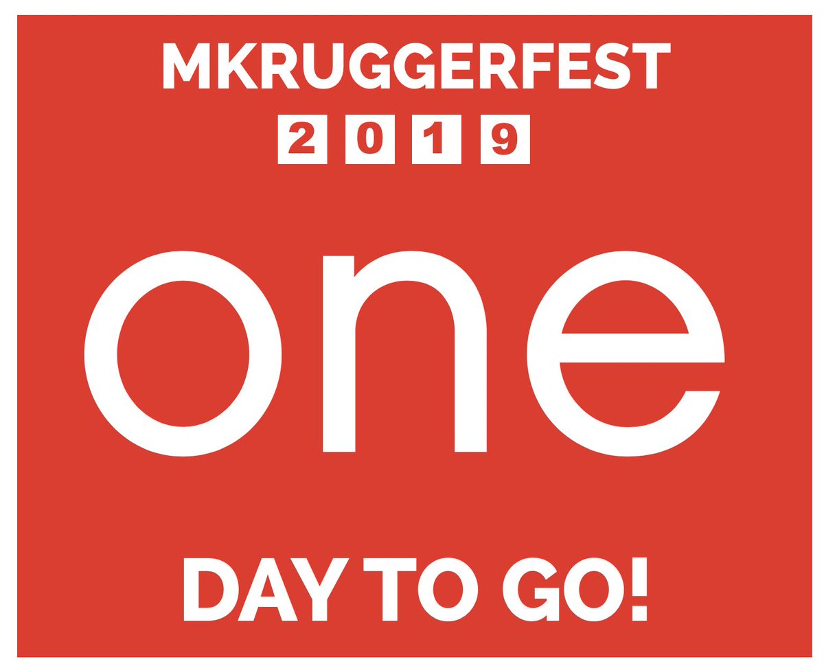 The countdown is nearly over! That's right, only 1 more day to wait until #MKRUGGERFEST 2019. Rugby kicks off at 09:30 and continues right through the day.

buff.ly/2uta0Kz #Rugby7s #StreetFood #MiltonKeynes #Fun #Family #Festival