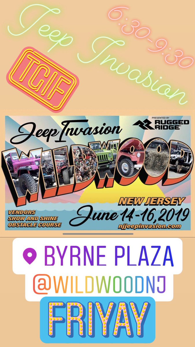 TODAY 6:30-9:30 #NJJeepInvasion19