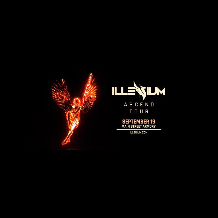 mainstarmory's tweet photo. Come out to the Main Street Armory to see @ILLENIUMmusic Thursday September 19th at 7:00pm!! Tickets go on sale Friday June 21st at 10:00am! #ILLENIUMmusic #mainstreetarmory https://t.co/w3WGm7xJ8L