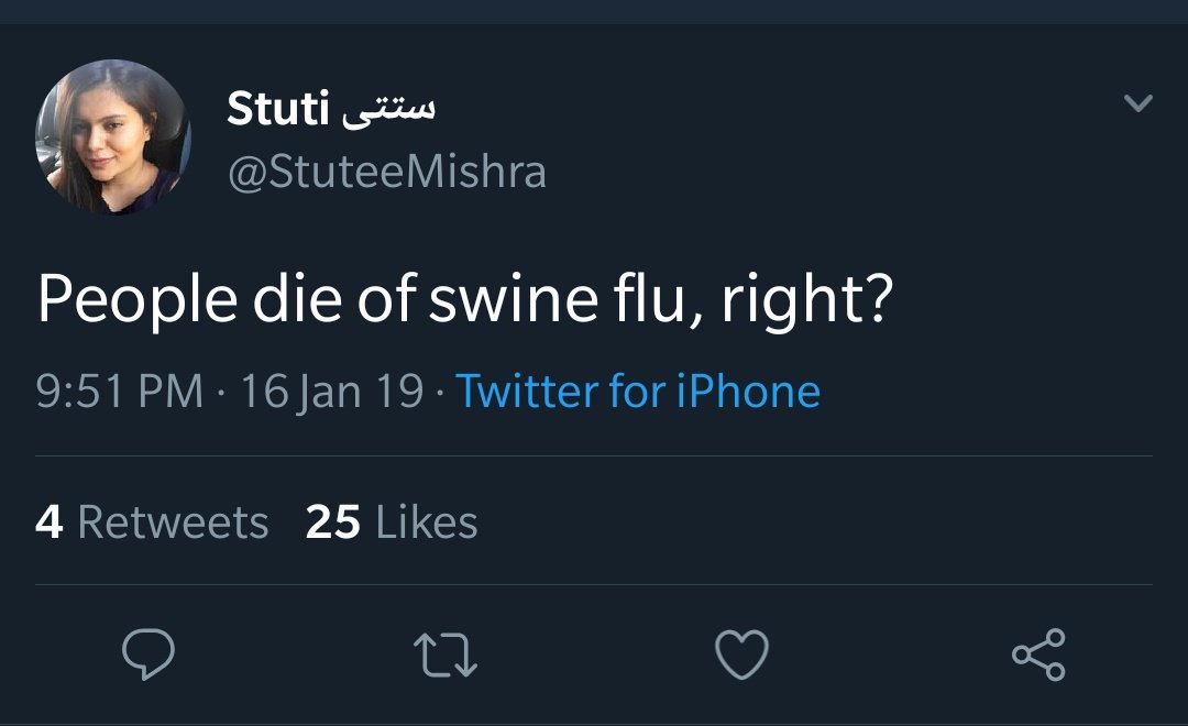 34 #YeBhaaratKePatrakaarSometimes we also wish death for 'inconvenient' politicians.But when called out for the 'jokers' that we are, we delete such tweets.Btw, I really didn't know whether to post this here or in  #NDTV thread since her Twitter bio says 'Now NDTV'!