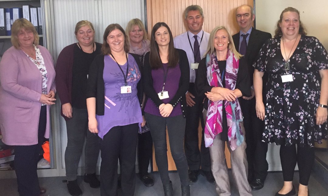 WFD_Darlington's tweet photo. Some of our #purplesummer colleagues #purpledarlo #lovedarlo... thank you to everyone who is taking part 💜🙋🏻‍♀️. https://t.co/sYj6MWNN93