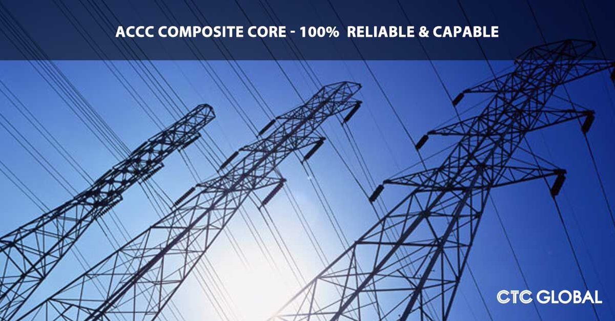 CTC_ACCC's tweet image. They are made up of #HighStrengthCarbon and glass fibers embedded in a toughened thermoset epoxy resin matrix &amp;amp; offers a strength to weight ratio approximately six times better than steel. Learn about #ACCCCompositeCore &amp;gt;&amp;gt;bit.ly/2FXhEzn
 #CompositeCoreConductor