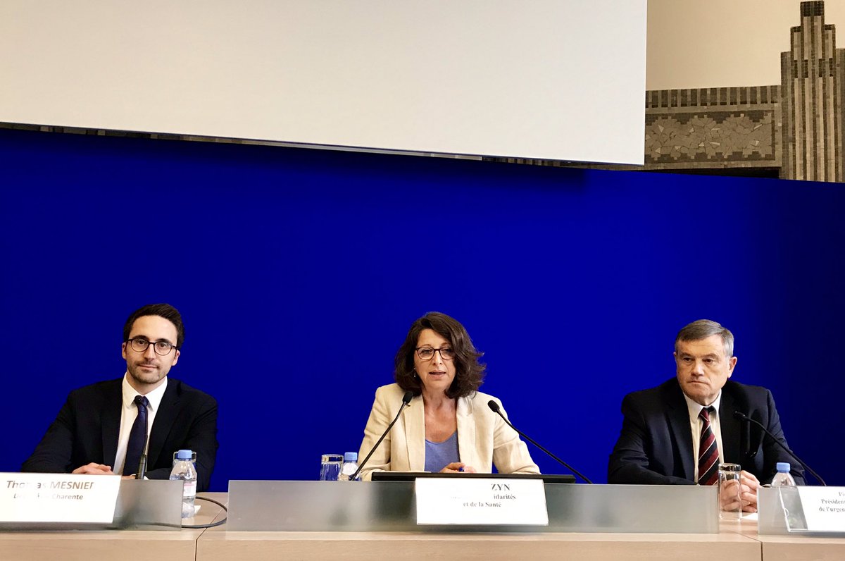 Pour répondre à la crise des #Urgences la Ministre <a href="/agnesbuzyn/">Agnès Buzyn</a> annonce plusieurs mesures : prime risque 100 euros net par mois pour tous les paramédicaux des urgences + prime protocole + 15 millions pour les services en tension + Mission Carli-Mesnier @MESNIERThomas <a href="/samudeparis/">SAMU de PARIS</a>
