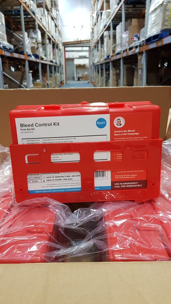 PharmaPurple's tweet photo. The #ZeroResponder #BleedControl Kit in the warehouse. Priced at £39 plus delivery, we can offer training at an additional cost, by @RunHideSurvive 

Thanks to everyone who has shown interest &amp; those who have purchased a kit. 

@RedMajid @DESJADDOO @TheDanielBaird1 @eldiablo0786 https://t.co/c1fmvQMBIV