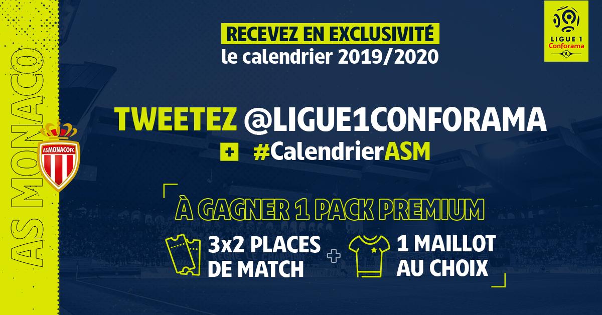 AS Monaco 🇲🇨 (@as_monaco) on Twitter photo 🚨🗓️ Le calendrier 2019/2020 est sorti ! Recevez en exclusivité celui des Rouge & Blanc en tweetant <a href="/Ligue1Conforama/">Ligue 1 Uber Eats</a> + #CalendrierASM 🔴⚪️ 🚨🗓️ Le calendrier 2019/2020 est sorti ! Recevez en exclusivité celui des Rouge & Blanc en tweetant <a href="/Ligue1Conforama/">Ligue 1 Uber Eats</a> + #CalendrierASM 🔴⚪️