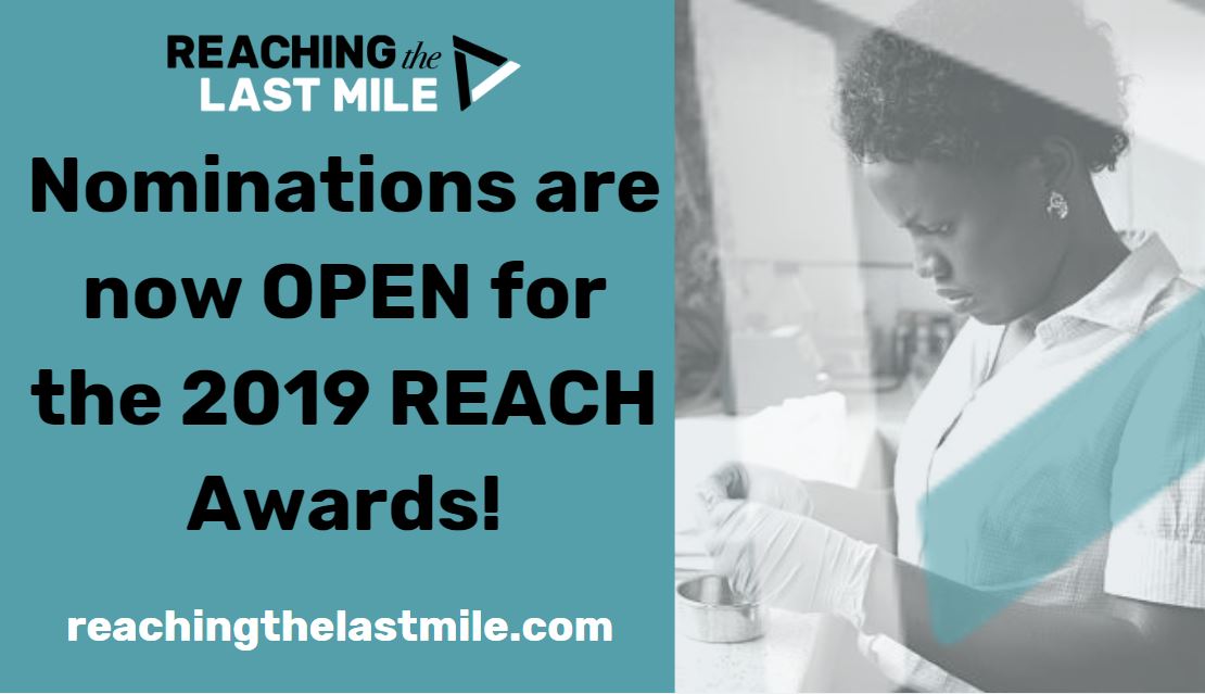 Do you know an outstanding frontline health worker or innovator working to #EndPolio, #EndMalaria or #BeatNTDs? Nominations are now open to the public for the 2019 #REACHawards. 🏅@RLMGlobalHealth