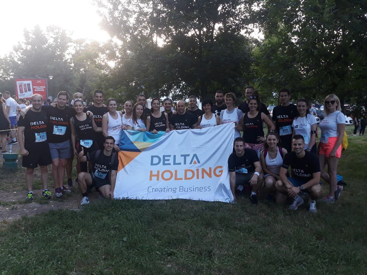Delta_Holding's tweet photo. Osvojili smo treće mesto na #BelgradeBusinessRun trci, a kolega Bojan drugo u individualnoj kategoriji! Bravo za svih 37 trkača juče na biznis trci! #DeltaRunningTeam #DeltaHolding #MiSmoDelta https://t.co/M7RvYnQYD7