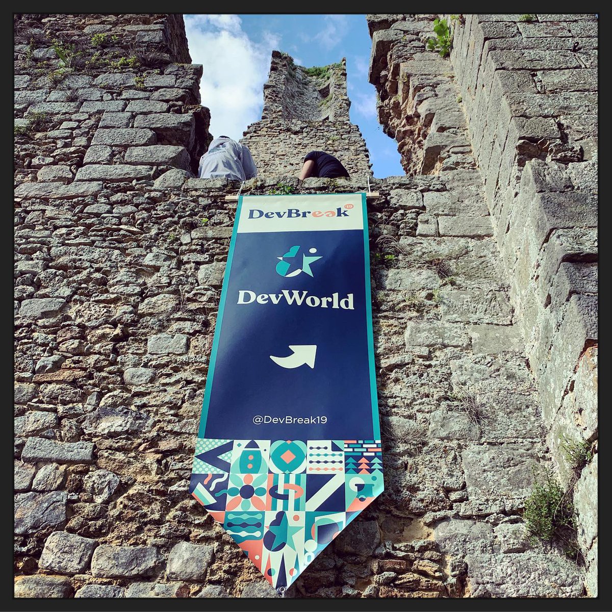 benorama's tweet image. 1st edition of #devbreak19 , European tech/dev festival: great location and a lot of good ideas (free rubber boots for everyone !)