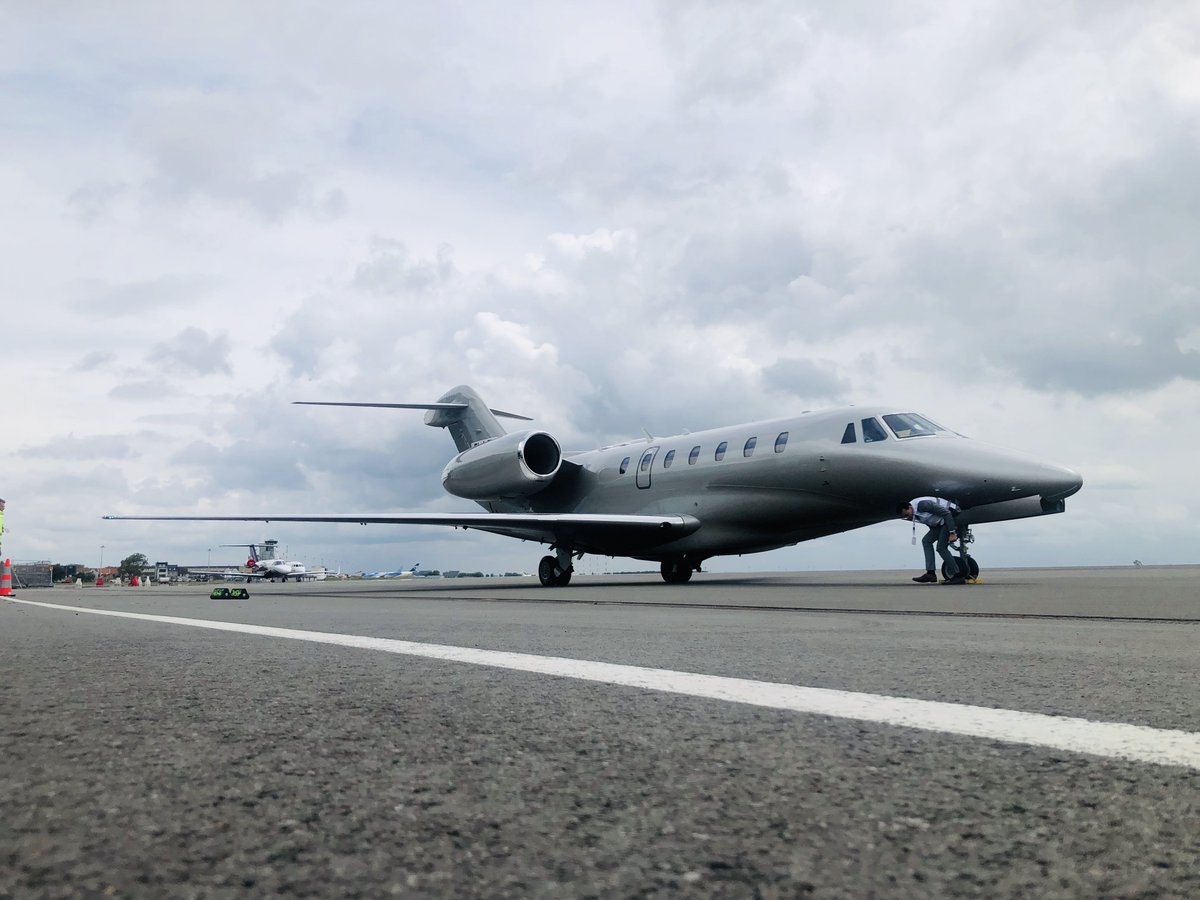 ASLGroup's tweet photo. The newest addition to our growing fleet has arrived! This gorgeous Cessna Citation X landed yesterday in Belgium and became the second Citation X of our fleet!
#newaircraft #growingfleet #cessnacitationx #fastestjet #proudmoment #businessaviation #aslgroup #jetnetherlands https://t.co/b6GjCU3ZIp