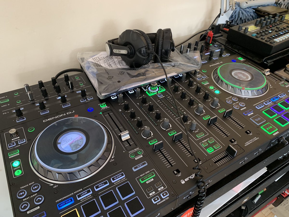 Thank you <a href="/denon_dj/">Denon DJ</a> &amp; <a href="/gear4music/">Gear4music</a> I’m one very happy bunny boiler 🥳 the Prime 4 is all that &amp; then some. #Prime4 #DenonDJ #ChangeYourRider