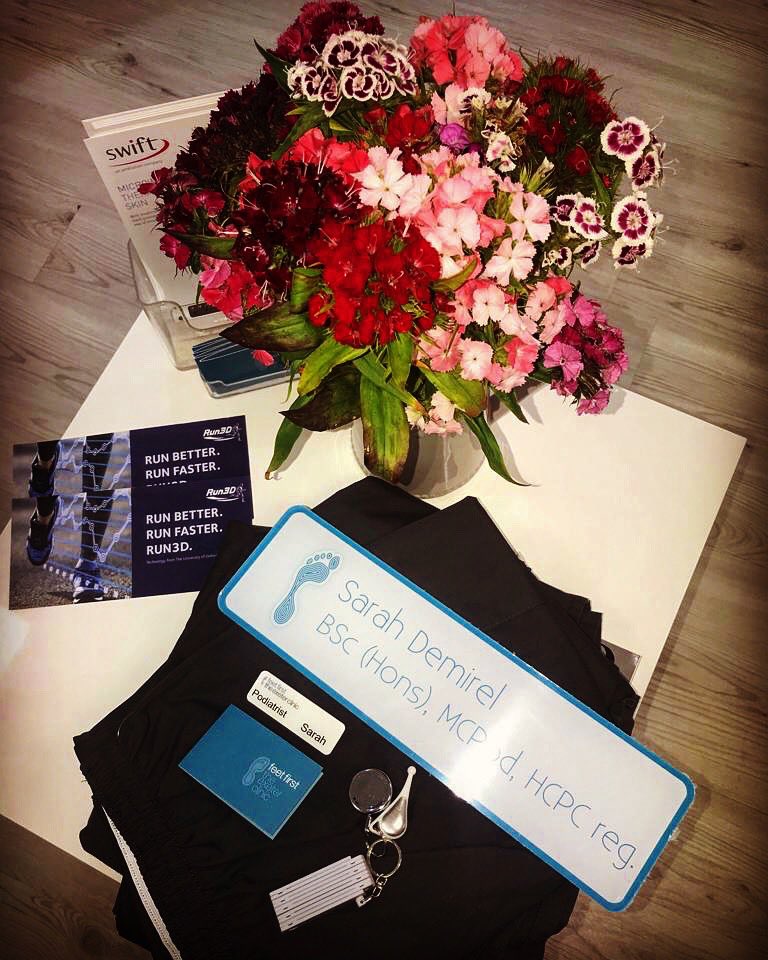 Huge warm welcome to the newest addition to The Exeter Clinic team, Sarah! #podiatry #fitfeet #teamworkmakesthedreamwork #podiatrist #swift #run3d