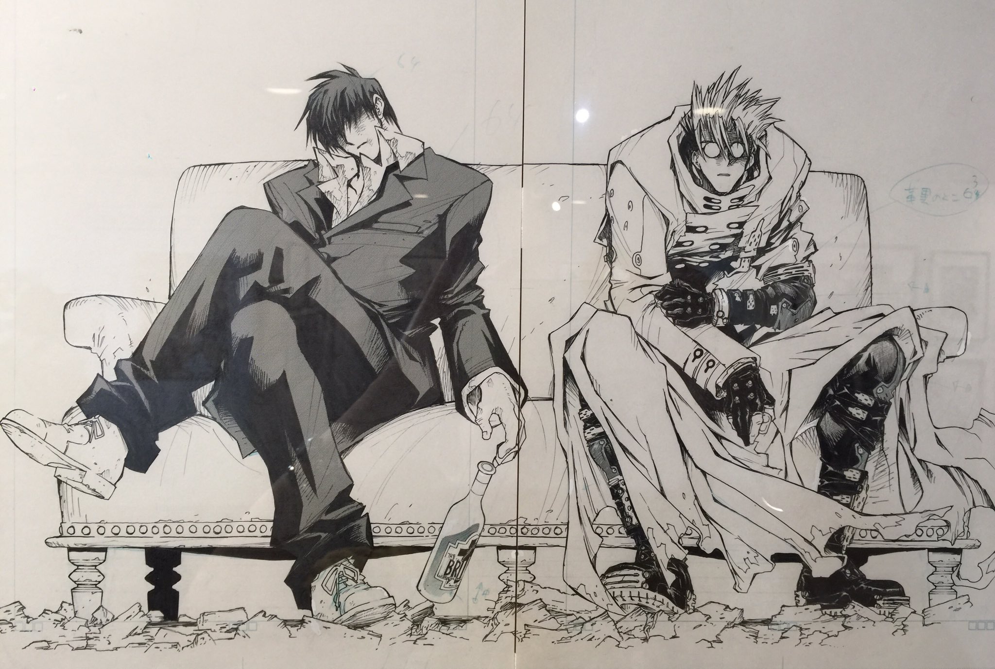 新品未開封】 トライガンマキシマム 複製原画セット 内藤泰弘