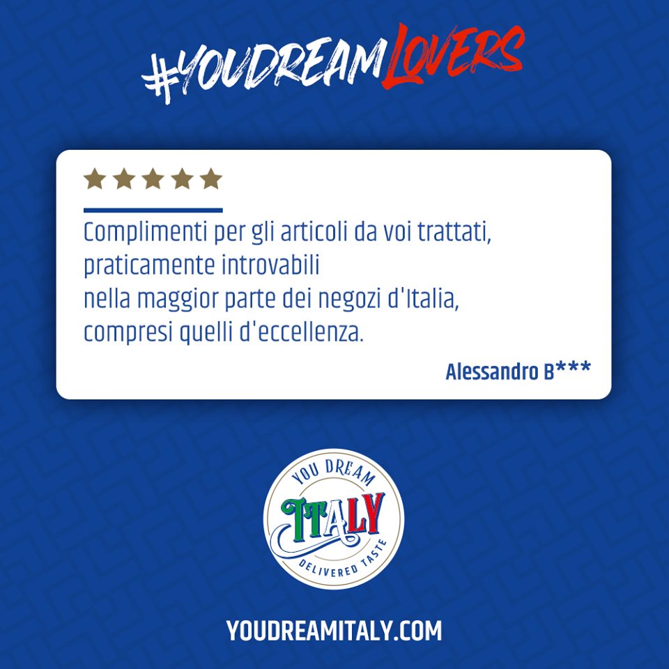 In tanti, tantissimi ci scegliete ogni giorno e non possiamo che dirvi #GRAZIE 🤗

#YouDreamItaly #DeliveredTaste