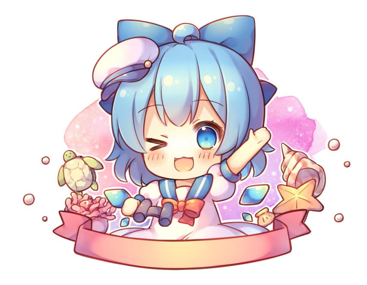 チルノ(東方Project) 「チルノちゃん 」|coa🌷例大祭う-20aのイラスト