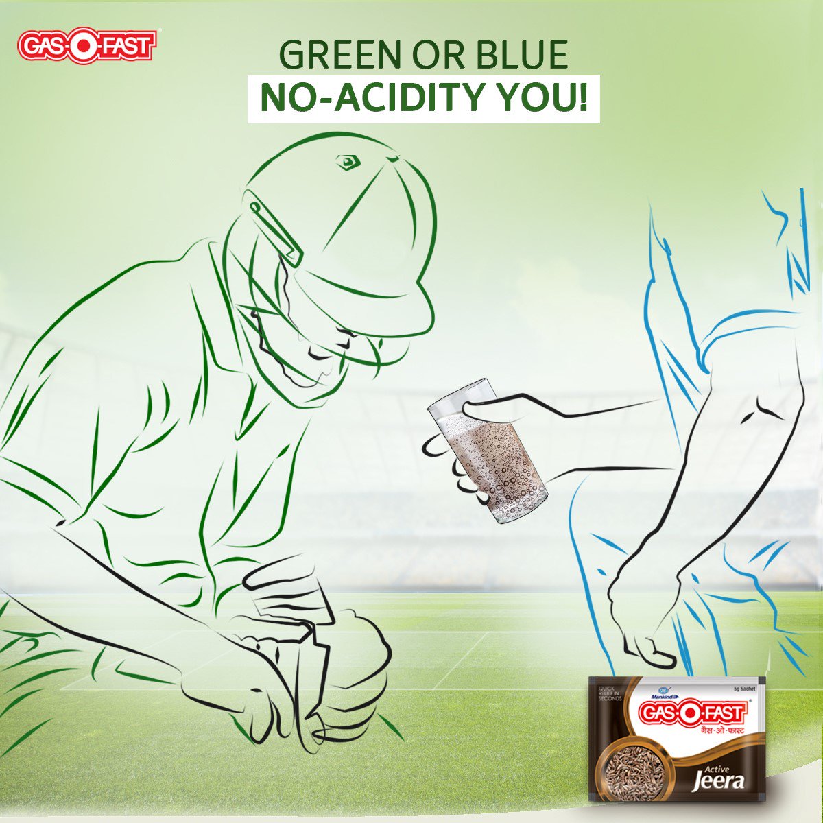 GasOFast's tweet photo. Paet aur acidity ki jung,
Jaise ho do cricket teams ki jung!
#JeetegaToGasOFastHi #GasOGoogly #GasOFast #CutAcidity #WorldCup #CricketSeason #AcidityRunout #Acidity #Heartburn #KaroJeetPakki https://t.co/RrNzYCIC0j