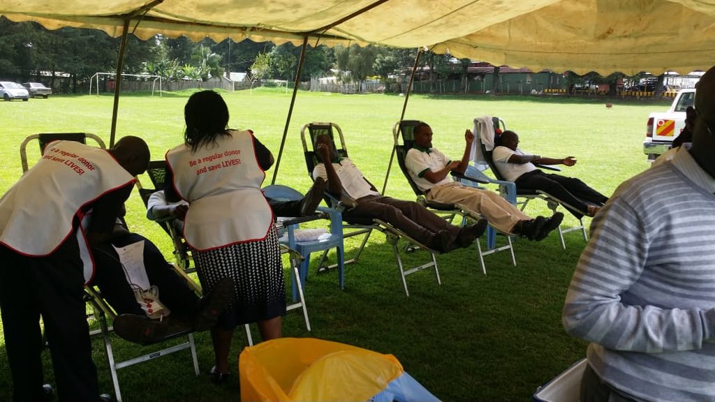 Thank you to all Kenyans of good will who have shown up in large numbers to donate blood today. 

If you are in Kericho, you can donate at  James Finlay's chesame grounds. Here’s Kericho’s blood drive in pictures