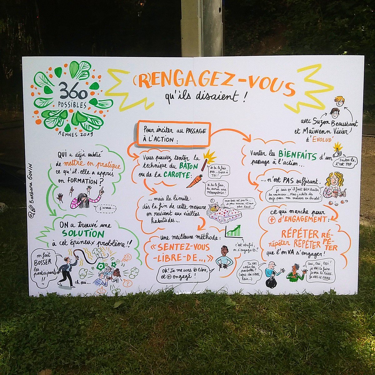 La team <a href="/Evolud_/">Evolud'</a> nous parle des solutions pour nous faire (enfin) passer à l'action ! #engagement #sentezvouslibre #360Possibles