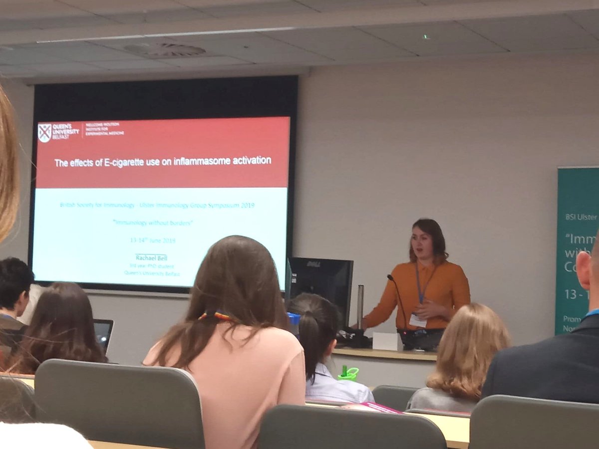 Rachael Bell (@rachaelbell93) on Twitter photo Thank you <a href="/UIGImmuno/">Ulster Immunology Group</a> <a href="/bsicongress/">BSI Congress & Events</a> for giving me the opportunity to present my data among top class scientists at #UIG2019. Great boost of motivation and encouragment to finish up my PhD ! #immunologywithoutborders #lungimmunology #ecigs Thank you <a href="/UIGImmuno/">Ulster Immunology Group</a> <a href="/bsicongress/">BSI Congress & Events</a> for giving me the opportunity to present my data among top class scientists at #UIG2019. Great boost of motivation and encouragment to finish up my PhD ! #immunologywithoutborders #lungimmunology #ecigs