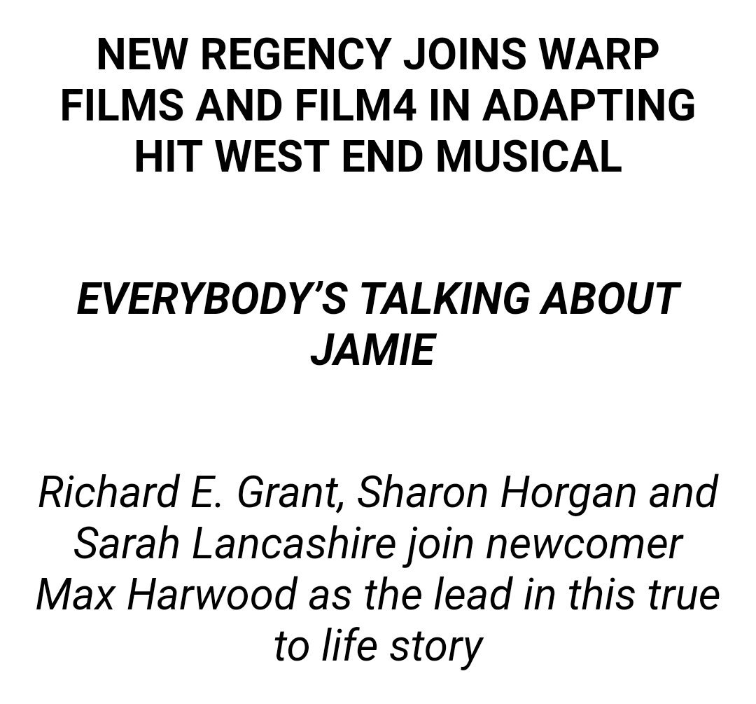 Richard E. Grant is playing a drag queen. I'm sold.