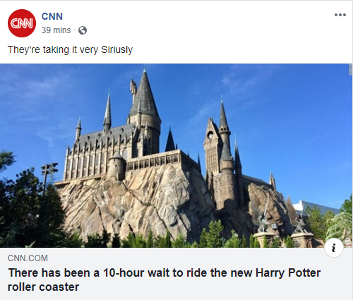 pottertexts's tweet photo. Can we give CNN an award for greatest headline ever? 😍 https://t.co/6njPxZWBL8