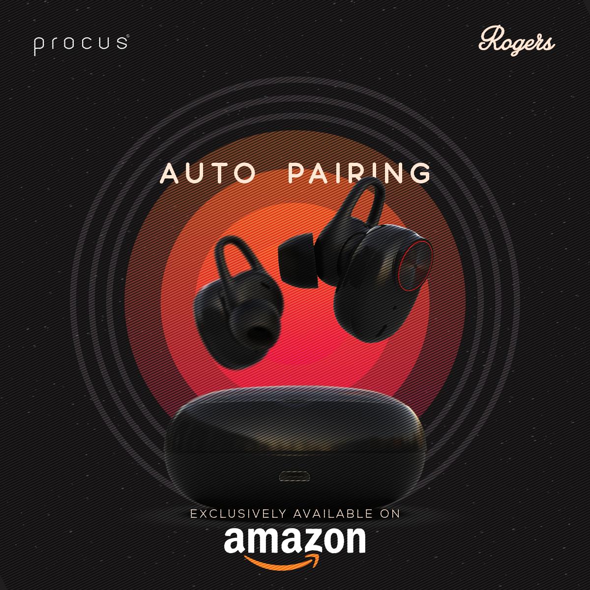 procusgo's tweet image. The all new Procus Rogers TWS with Auto-Pairing feature.
Shop Link : amzn.to/2RfZ
.
.
#procus #procusrogers #wireless #earbuds #music #bass #sound