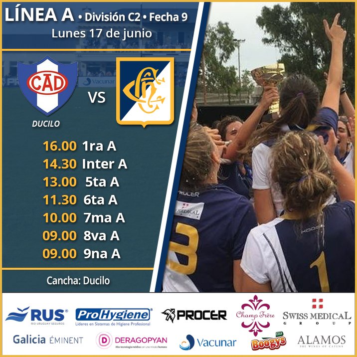NotiChampa's tweet photo. #HockeyChampa Actividades lunes 17 de junio // #ProcerSports #sponsorChampa https://t.co/rFYMWTekEO