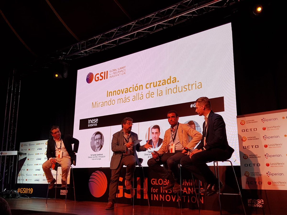 gft_es's tweet photo. Gracias a @Inese_seguros por habernos invitado a hablar sobre #CrossInnovation en #GSII2019, ¡ha sido un placer compartir este día con vosotros! #InnovacionAbierta https://t.co/cTE7ZeY5Un