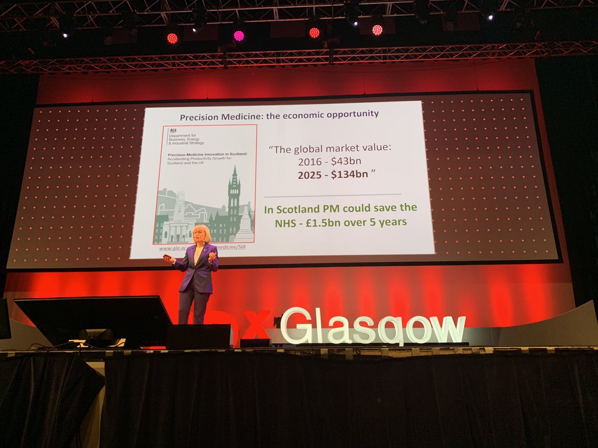ScotDevInt's tweet photo. “We are uniquely positioned here in Scotland to lead the precision medicine revolution” says University of Glasgow’s @UofGVPAnna at #TedxGla2019 🏴
Discover more about Scotland's life sciences sector https://t.co/usJmCCrPhE #ScotlandIsNow #InvestScotland https://t.co/AFTJw7A3to