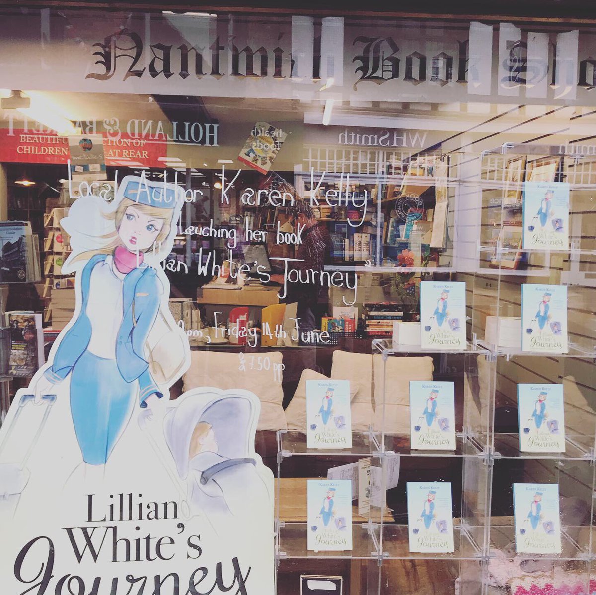 karenlindakelly's tweet photo. It’s Book Launch day! Soooo excited ! Looking forward to seeing you @NantwichBook  to celebrate my debut novel Lillian Whites Journey @karenlindakelly https://t.co/NWYdZBW9l2