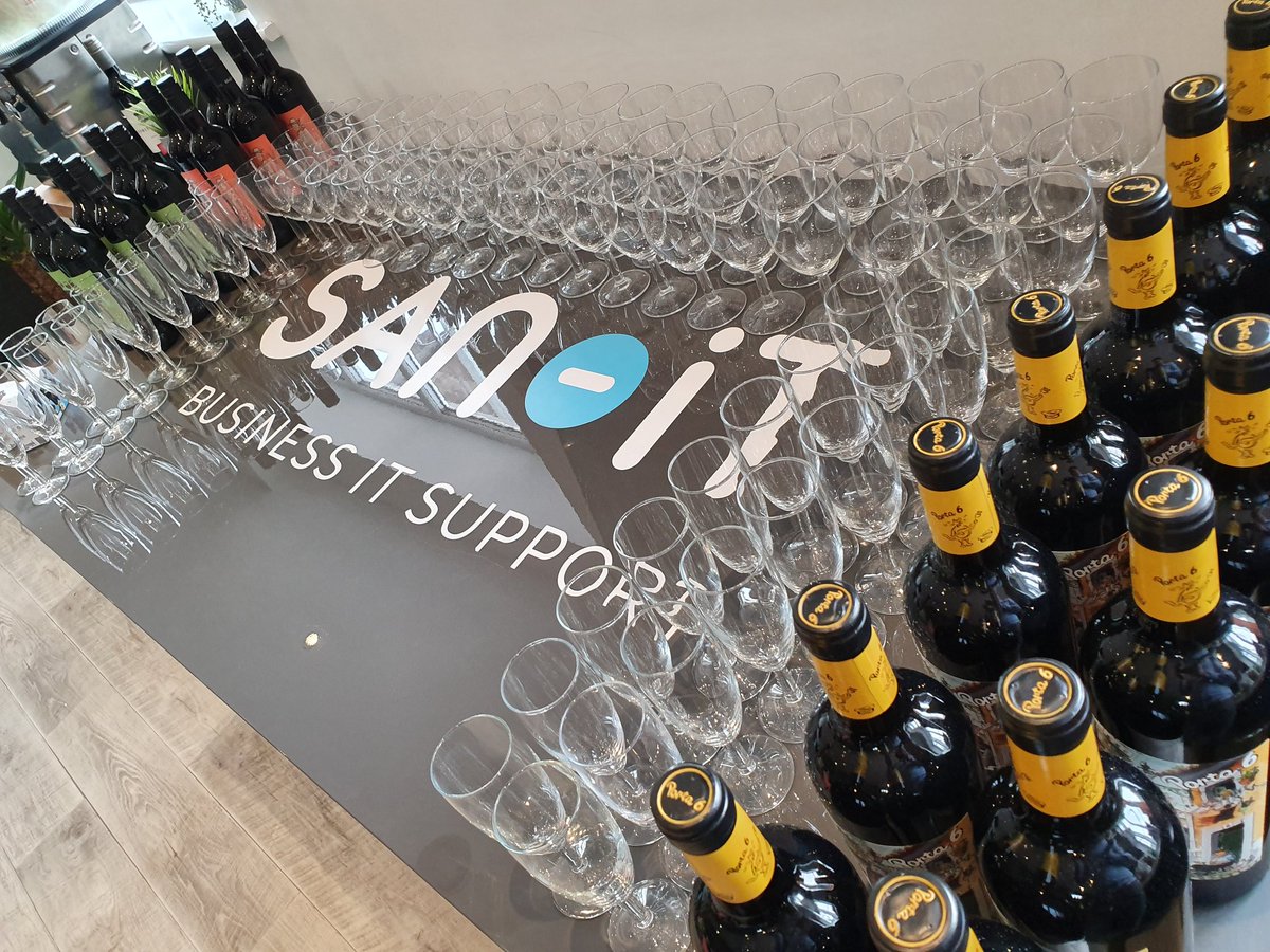 SebGrahamTD's tweet photo. Preparations are well underway for the San-iT office warming! @SaniTuk #SaniTOfficeWarming https://t.co/g7rn3ZFhQr