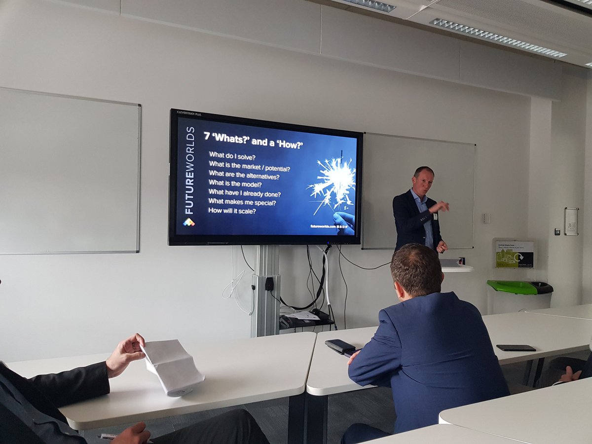 Enjoyed our friend <a href="/BenMTClark/">Ben Clark</a> talk on <a href="/FutureWorlds/">Future Worlds</a> and how they encourage startup innovation, food for thought even for established companies!