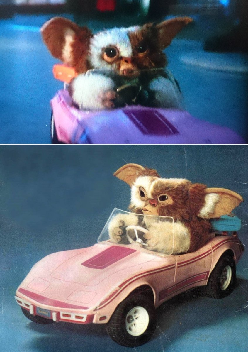ひろ くま こちらは1984年の映画 グレムリン で登場したピンク コルベット ギズモービル を再現した作品 19年にマテル社よりバービー人形用として販売されたドリーム ベットを元に製作した一点物だ 因みにリアに積んだバッグにはラジコンの電池が