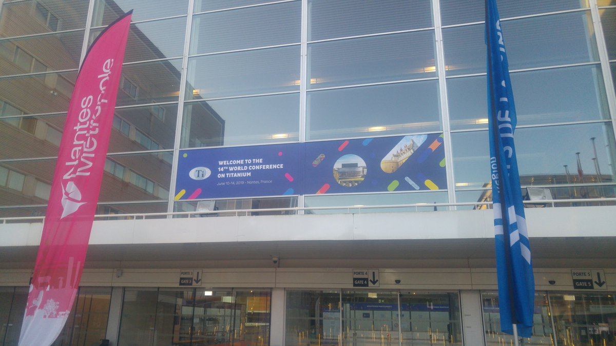 Thank-you for contributing to making #Titanium2019 Conference a success! See you for the next congress to #Edinburgh in 2023!!!