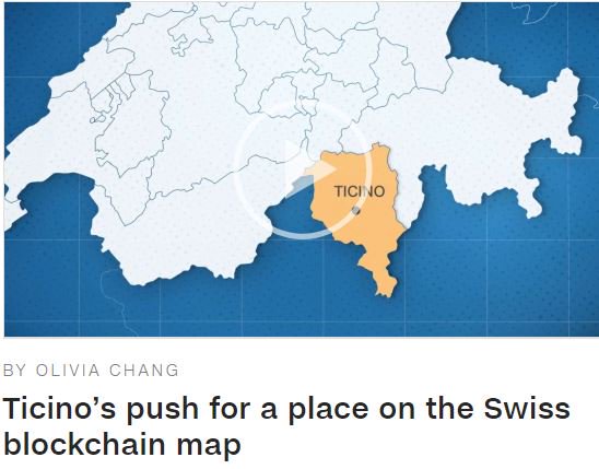 Le opportunità del Ticino in ambito Blockchain sono sempre più riconosciute. Nel servizio è stata anche ripresa la conferenza sul tema Blockchain organizzata lo scorso febbraio da Ticino For Finance in collaborazione con Crypto Valley Association -&gt; cnnmoney.ch/shows/blockcha…