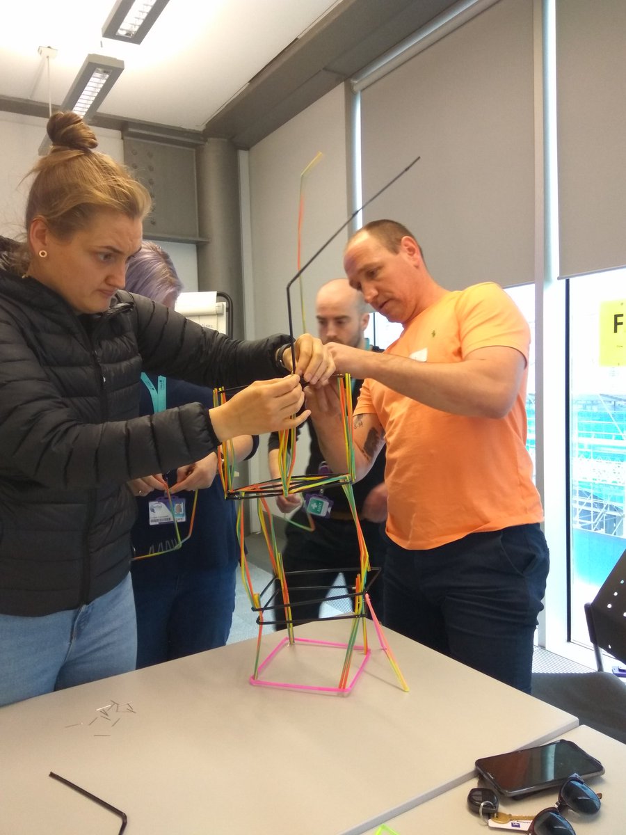 Youth_Pact's tweet photo. Plenty of intrinsic motivation in the room this morning building straw structures 
#lifemaps #optimisticLearning 
@SEUPB @cooperationirl https://t.co/0gZXB06zp4