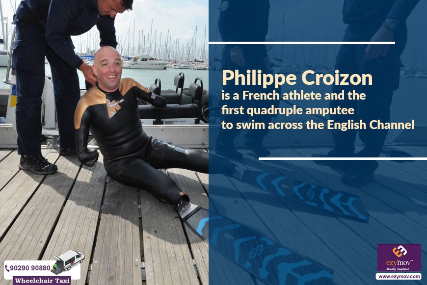 EzyMov's tweet photo. Do You Know?
#wheelchairTaxi #EzyMov #PhilippeCroizon  #French #athlete #quadrupleamputee #swimming #EnglishChannel https://t.co/5DVLk174Ue