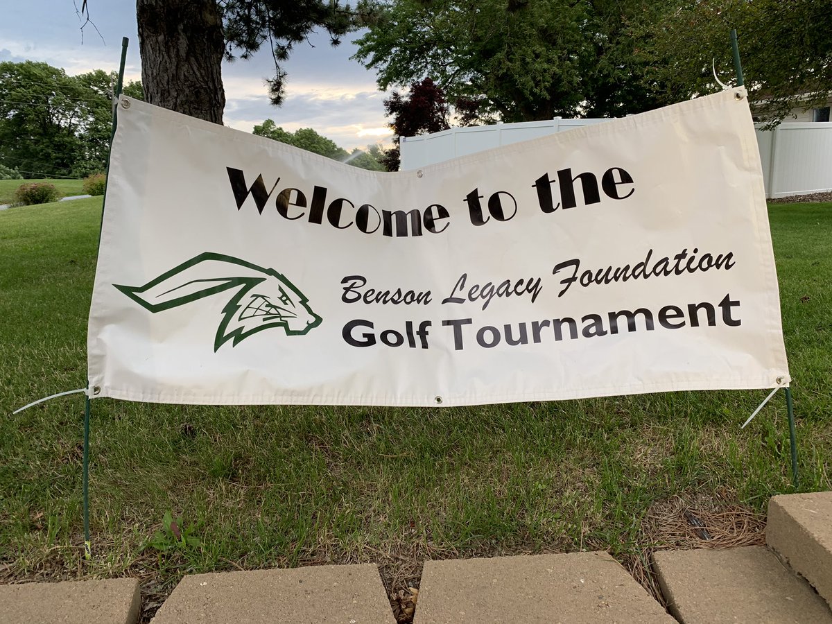 BensonLegacy's tweet photo. Today’s the big golf tournament day!  #BunnyForLife #WeAreBenson https://t.co/Q6xWict1lH