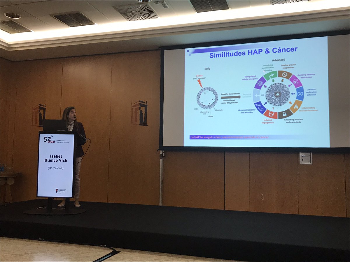 J_AlbertBarbera's tweet photo. Isabel Blanco, Neumología @hospitalclinic @idibaps , seleccionada para Presentaciones SEPAR Oro por su trabajo sobre survivina en #hipertensionpulmonar, en Santiago de Compostela 2019. Un merecido reconocimiento. Enhorabuena! #SEPARhacecamino  @CIBERES #proyectoEMPATHY https://t.co/CzlArrM7Zg