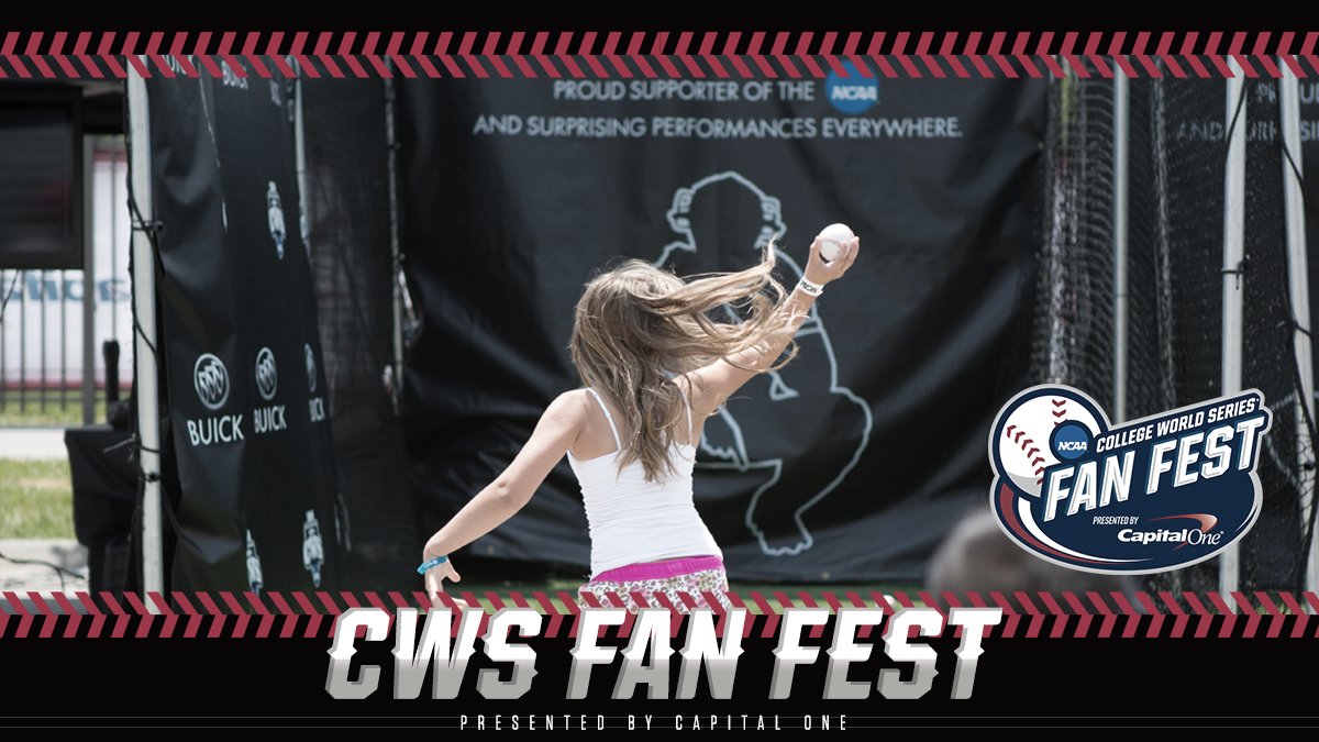 #CWS Fan Fest presented by @CapitalOne is now open 📣 Join us for fun, giveaways, and autographs with 💎legends Wade Boggs and David Eckstein! on.ncaa.com/CWSFanFest