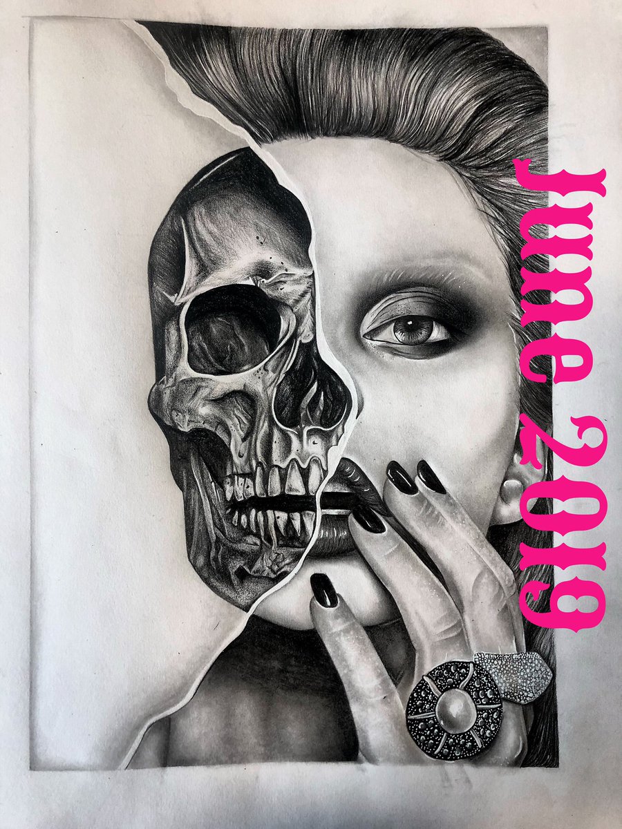 Etonecreate's tweet photo. OUTSTANDING PROGRESS OVER TIME. A students work when they began Art with Miss Palmer in September and the quality of their work 9 months later 🙊🙊A-MA-ZING 🖤 @EtoneCollege #art #loveart #progressinart #drawing #portraits #pencildrawing #talent #amazing #highquality #skulls https://t.co/3h3vq0uPtE