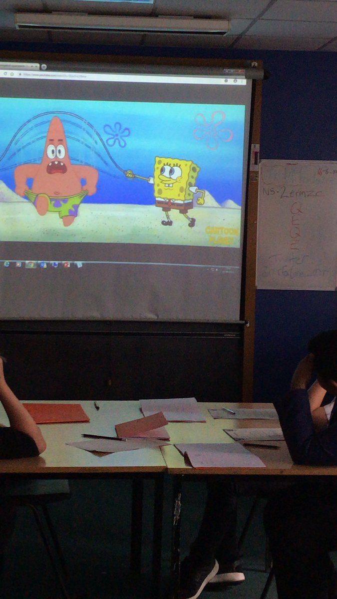 Utilising ICT in the classroom to teach RUAE... with the help of Spongebob. #inyourownwords