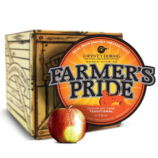 RotaryBeerFest's tweet image. NEW CIDER: Gwynt Y Ddraig - Farmers Pride.

A fruity medium dry cider bursting with the spectacular blend of our finest apples. A true farmhouse cloudy cider with a wonderfully smooth finish. 5.3%.

#beerfestival #cider #beer #cheltenham #cheltenhamevents #craftbeer #beerfest